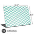 Blue White Chevron Universal Laptop 15in (12.2 x 8.8in) Skin